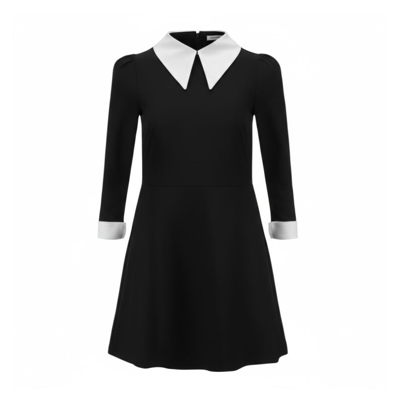 Vestido Merlina Adams Clásico- Talle L N/a