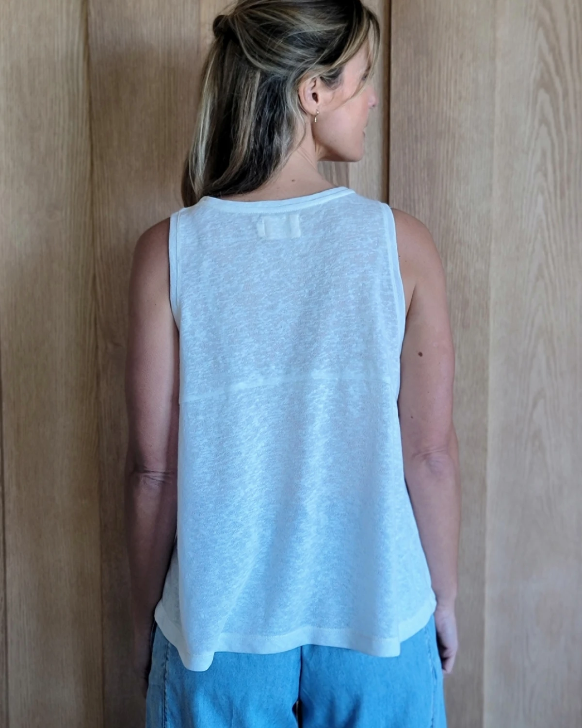 Musculosa Lirio blanco 1