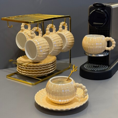 Juego De Café Con Soporte / Platillos / Cucharas 220ML Juego De Café Con Soporte / Platillos / Cucharas 220ML
