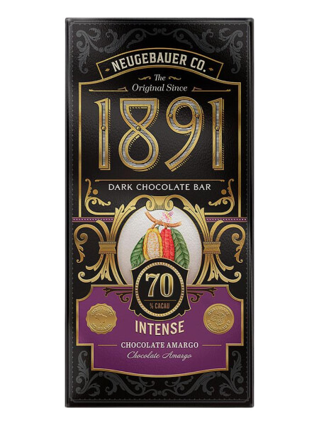 Tableta chocolate intense 70% 1891 90gr Tableta chocolate intense 70% 1891 90gr