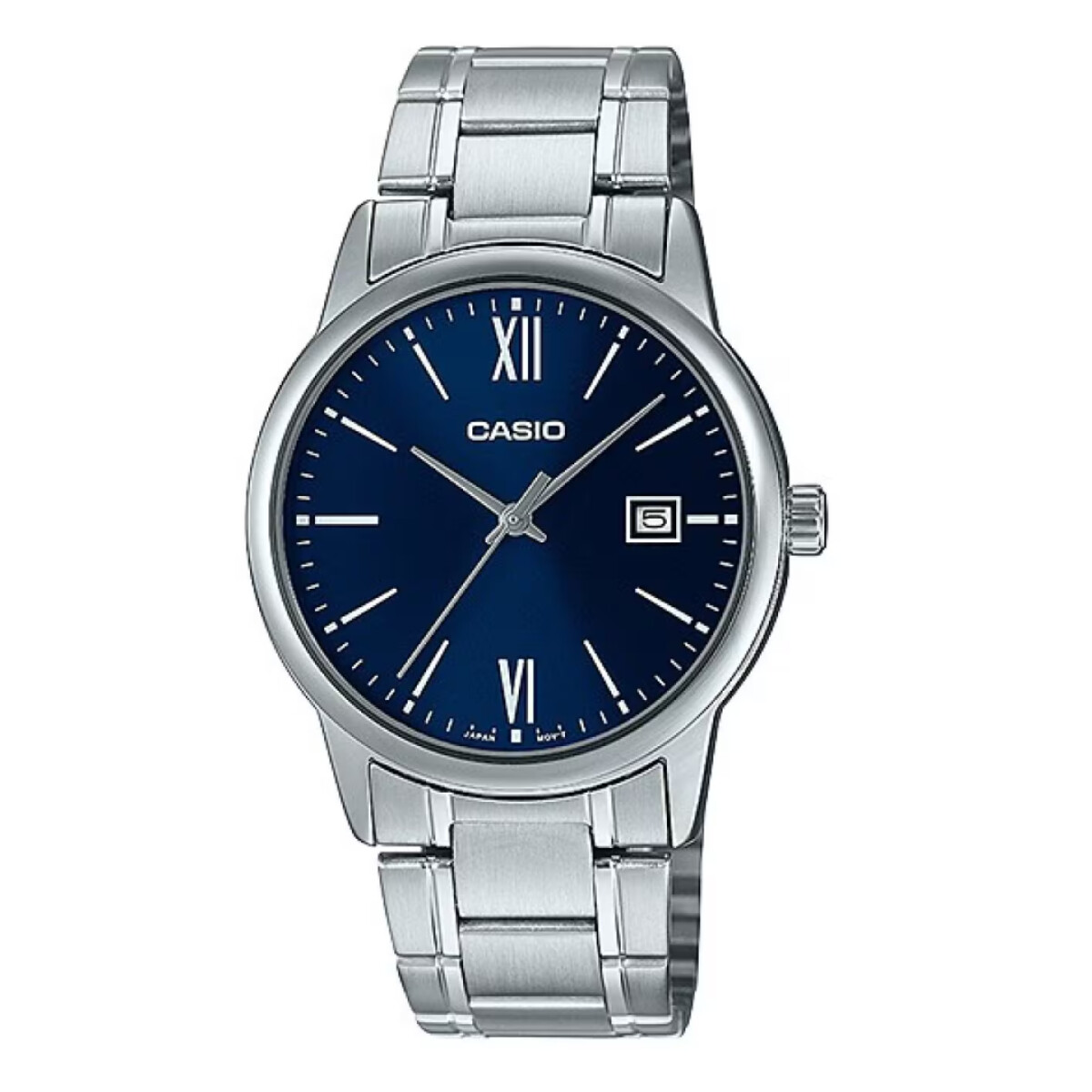 Reloj CASIO MTPV002D-2B3UDF en Acero Plata Esfera 44mm 