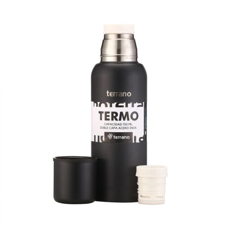 Termo Terrano 750ML Premium Slim NEGRO