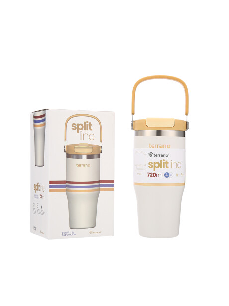 Vaso Térmico Handle Line Split 720mL. Beige