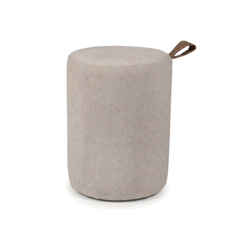 Puff Zuri - Tela Microfibra T72 (Beige)