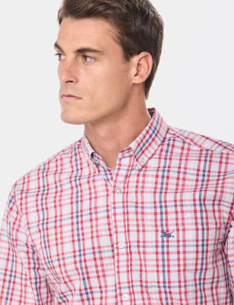 CAMISA CUADROS Rojo