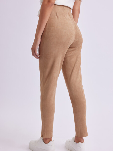 Calza de gamuza Beige