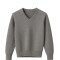 Sweater escote V Gris