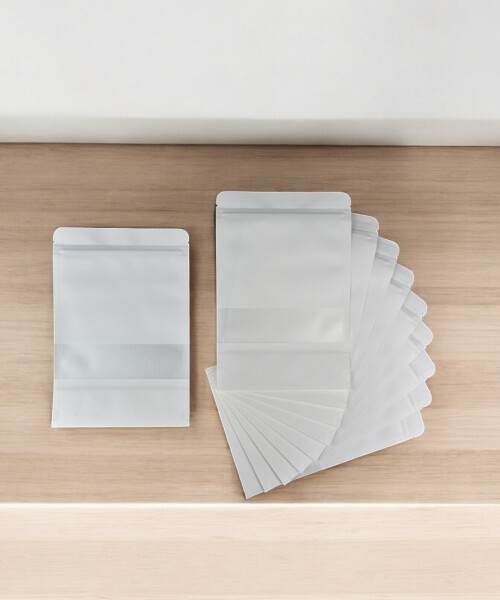 Pack x 100 - bolsa visor 15x22 cm BLANCO
