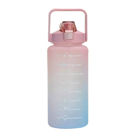 Botella Caramañola Motivacional 2L JTBAZ334 ROSA