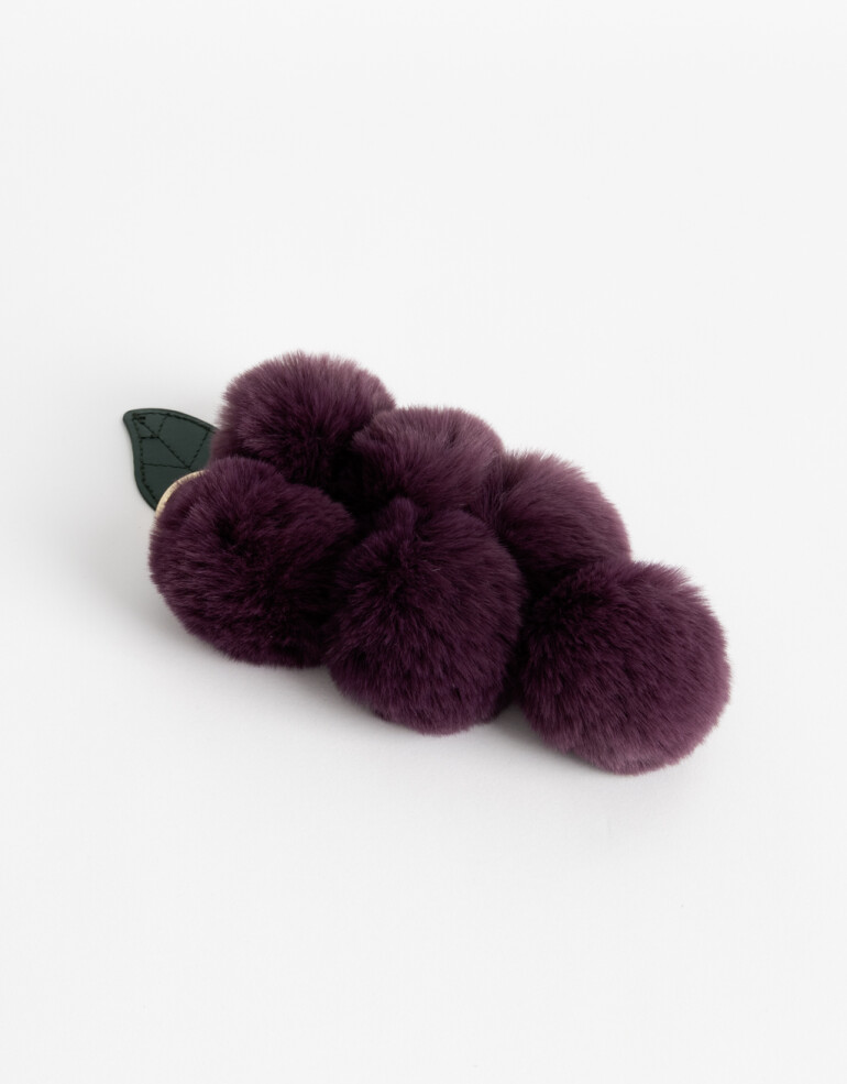 Llavero Cozy Llavero Y Bag Charm De Uva Cozy - Violeta Lila