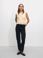 Pantalón Vaquero Recto negro