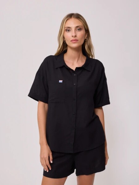 CAMISA RUSTY SADUI NEGRO