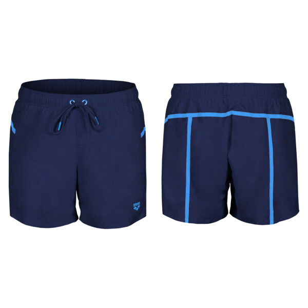 Short Corto De Baño Playa Deportivo Para Adulto Arena Men's Pro_File Beach X-Short Azul y Turquesa