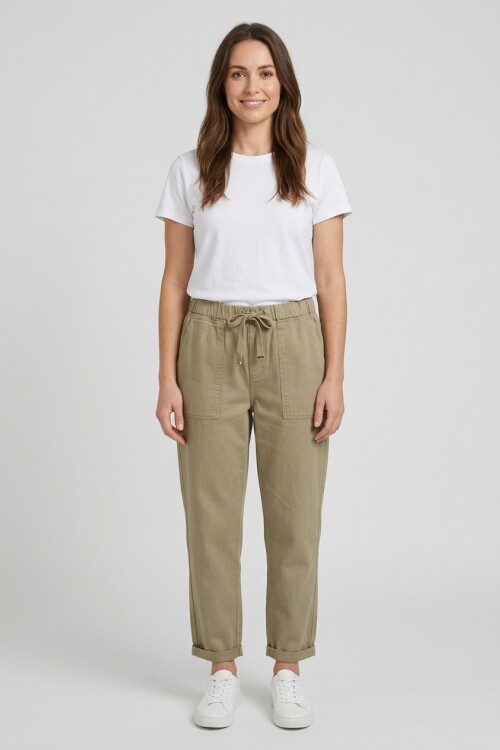 Pantalon jogger VERDE OLIVA