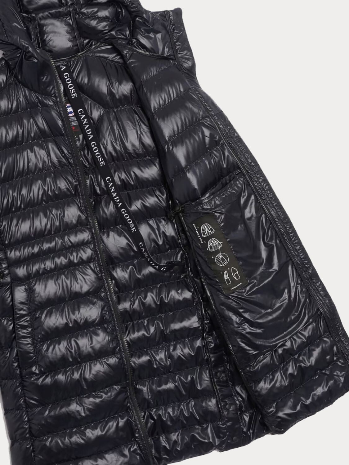 Canada Goose -Campera con capucha rellena de plumas, Cypress Negro