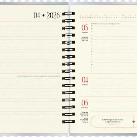 AGENDA MONOBLOCK BRUJA MODERNA A5 2DXH - ANILLADA 2026 - OJO AGENDA MONOBLOCK BRUJA MODERNA A5 2DXH - ANILLADA 2026 - OJO