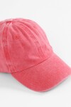 Cap washed rojo