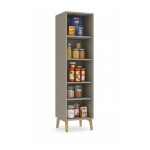 PANELERO - DESPENSERO 2 PUERTAS LINEA WOOD GRIS