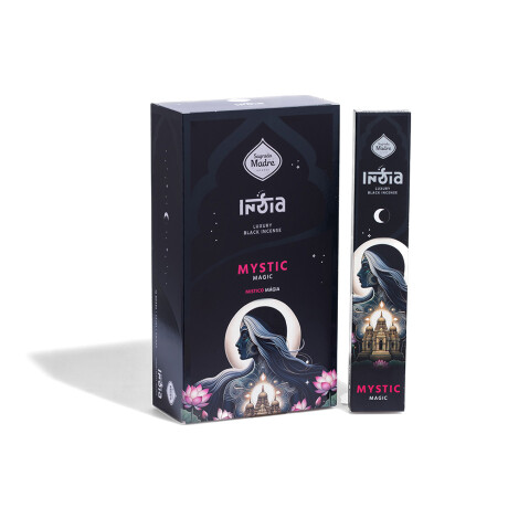 INCIENSO INDIA BLACK SAGRADA MADRE X12 Mistico