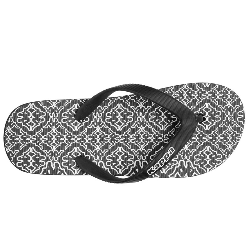 Sandalias Logo Belkem Unisex Black/white