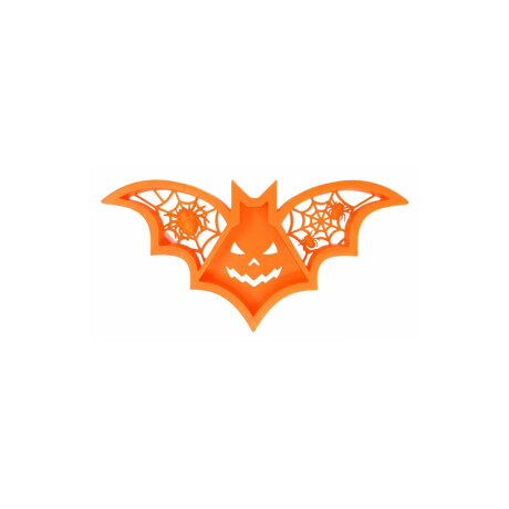 Canasto caramelera murciélago Naranja