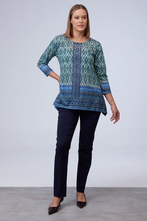 Blusa Print VERDE/MULTI