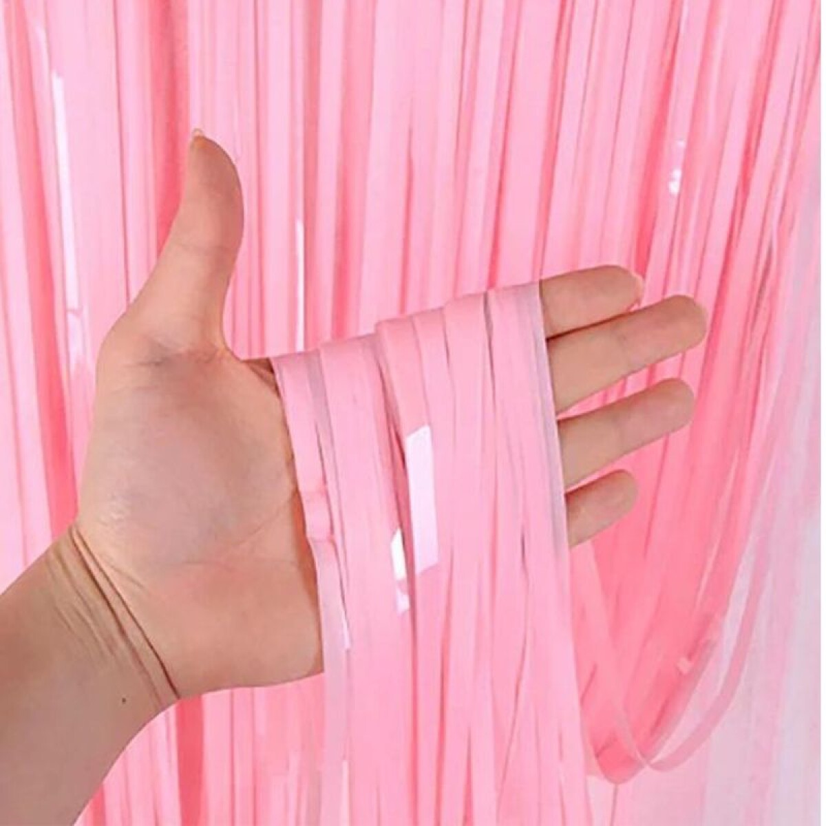 Cortina Pastel Rosa 