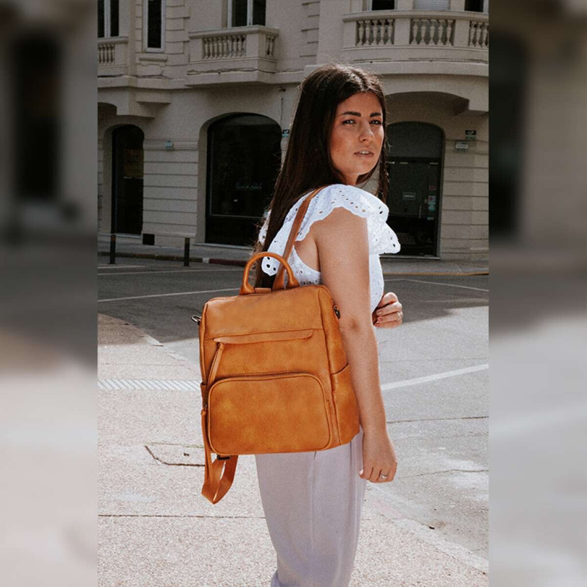 Mochila Ancona - Mostaza 