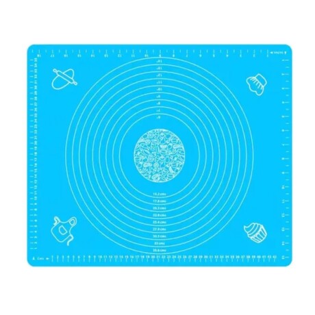 ALFOMBRA PARA AMASADO AZUL 50*40CM AZUL