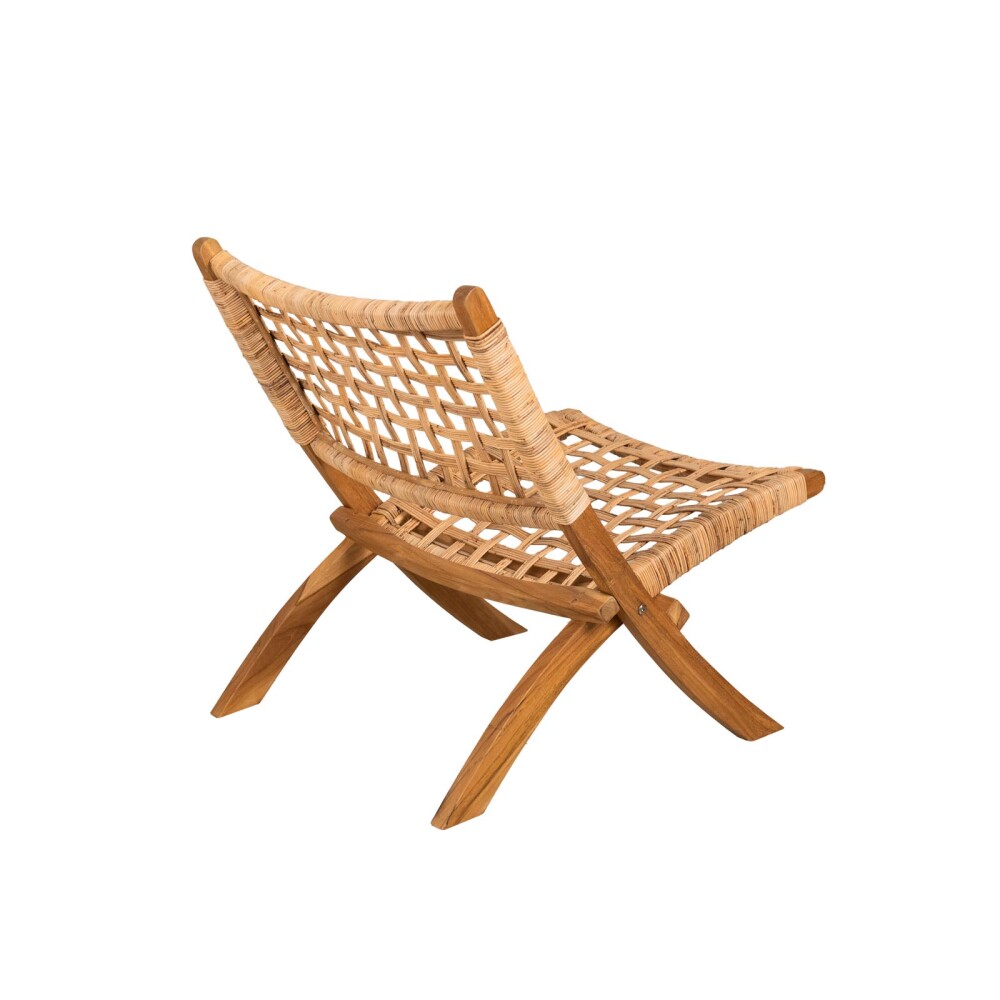 BUTACA RATTAN-Y-MADERA MARRON PARAGUAY MARRON CLARO