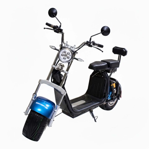 Moto Electrica Gogreen Deluxe 1500W 16Ah 30Km Autono. 45Km/h Color Variante Azul