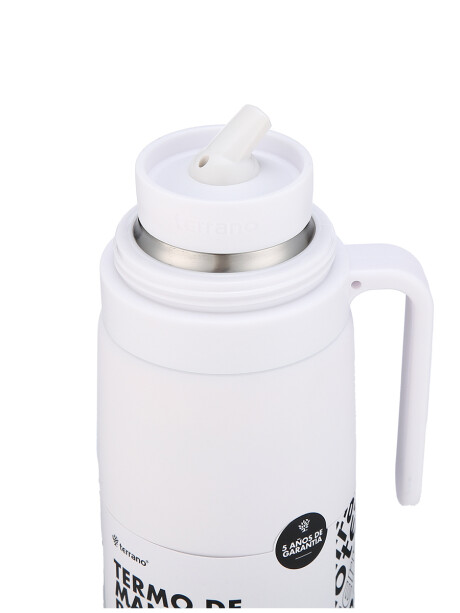 Termo 1Lt. Premium Manija Rigida Blanco