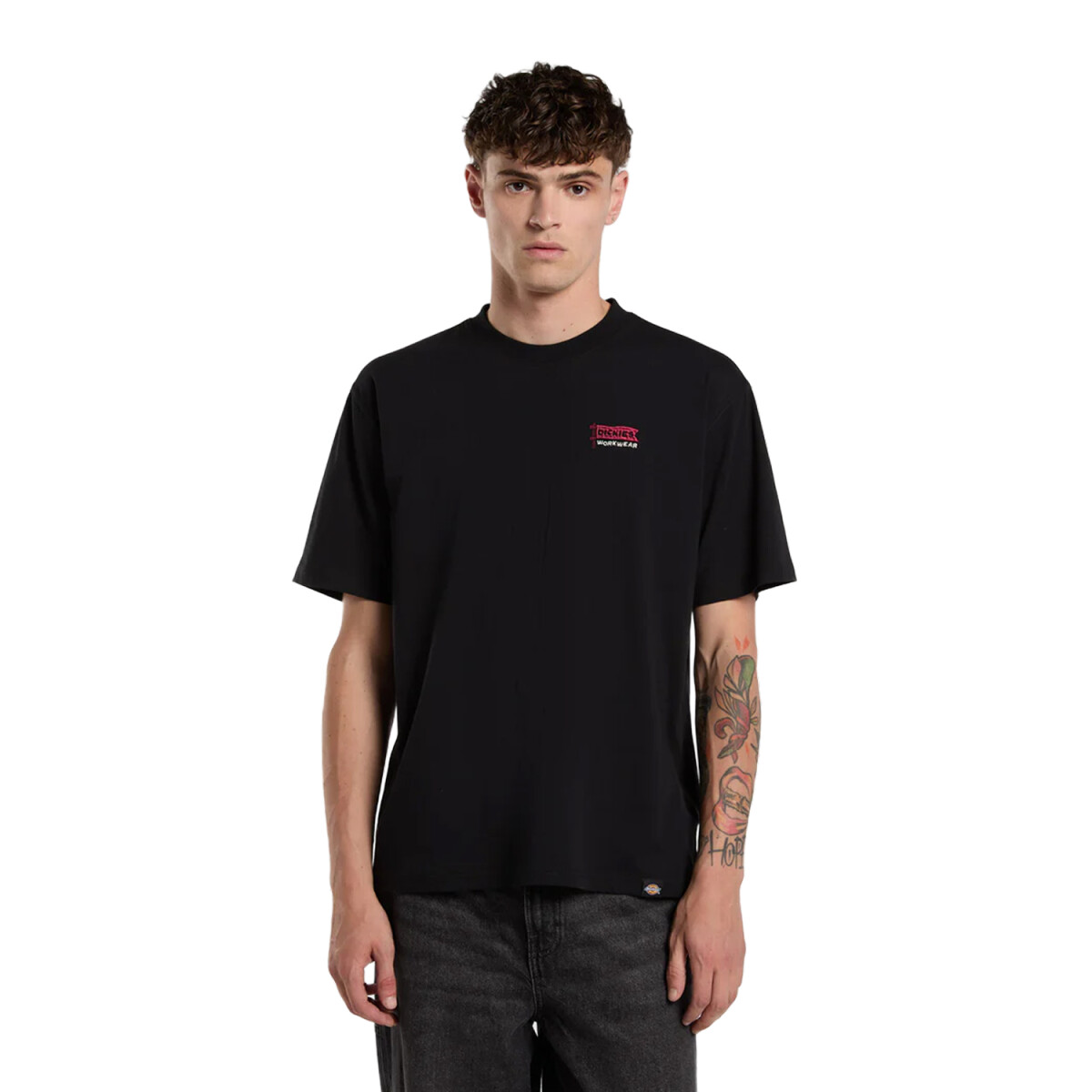 Remera Dickies Flag - Negro 