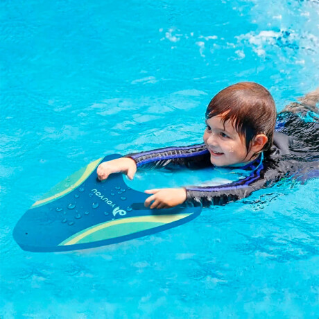 Tabla Flotante Natación Piscina C/ Agarre Goma Eva Azul
