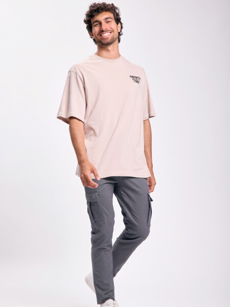 Pantalón cargo clásico Gris Oscuro