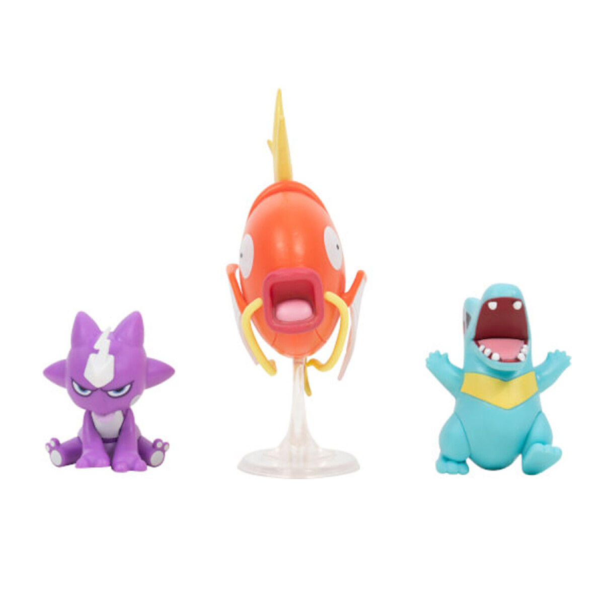 Battle set Pokémon Figuras de Acción Toxel+Totodile+Magikarp 