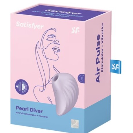 Satisfyer Pearl Diver Air Pulse Estimulador Satisfyer Pearl Diver Air Pulse Estimulador Violeta