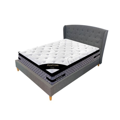 Sommier con respaldo 2 plazas Hamptons Hybrid Platinum Sommier con respaldo 2 plazas Hamptons Hybrid Platinum