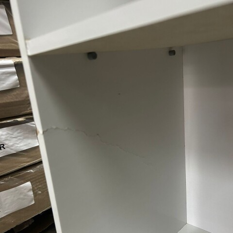 [OUTLET] Estanteria ANITA biblioteca multiuso con 4 Estantes 47,9 x 170 x 27,5 cm - Blanco [Solo retiro en el local] [OUTLET] Estanteria ANITA biblioteca multiuso con 4 Estantes 47,9 x 170 x 27,5 cm - Blanco [Solo retiro en el local]