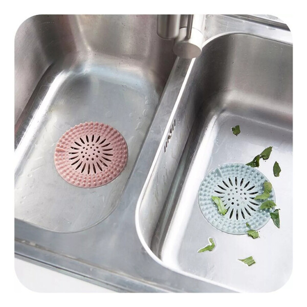 Filtro Silicona Drenaje Rejilla Baño Cocina Patio Premium variante color CELESTE