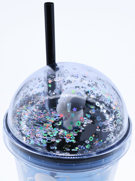 VASO ASTRONAUTA CON SORBITO GRIS