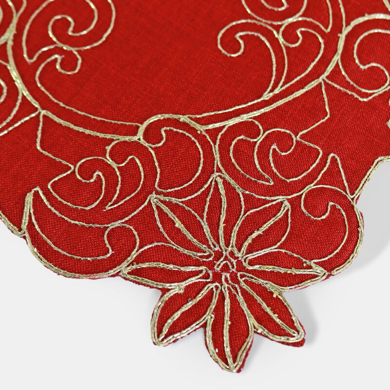 CAMINERO ROJO DIS NAV P/MESA 38X180CM Unica
