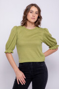 TOP LAURA Verde Musgo