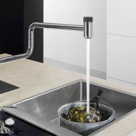 Griferia De Pared Llena Ollas En Acero Inoxidable Para Cocina BRUSH NIQUEL 000
