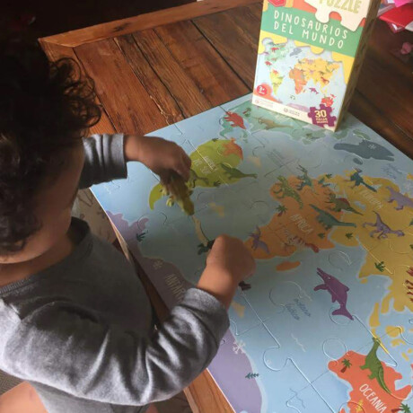 Puzzle Dinosaurios del mundo Sc