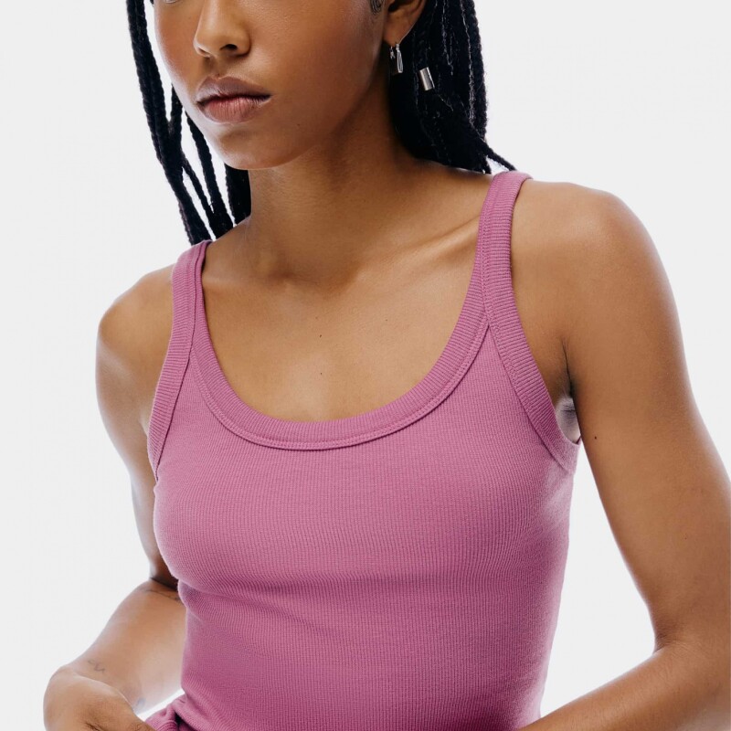 CAMISETA REGATA FEM ROXO MEDIO