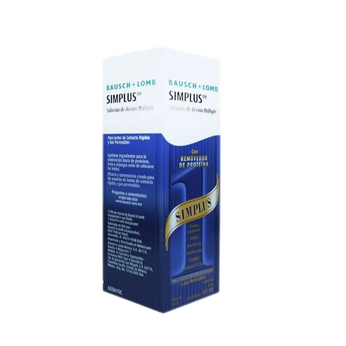 105 ml - B&L Simplus para lentes rigidos 