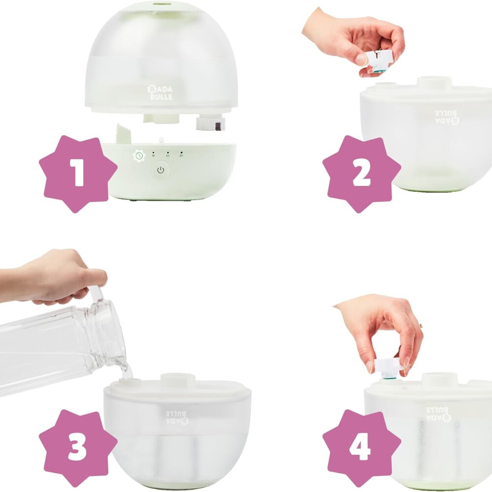 Humidificador con luz Bubble badabulle Humidificador con luz Bubble badabulle