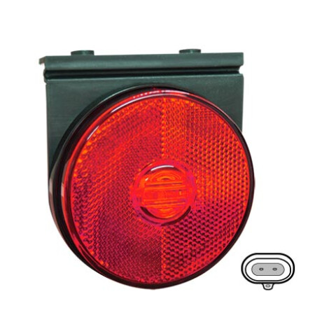 FAROL - LATERAL LED 88MM C/SOPORTE ROJO BIVOLT C/FICHA 2T MULTILIGHT FAROL - LATERAL LED 88MM C/SOPORTE ROJO BIVOLT C/FICHA 2T MULTILIGHT
