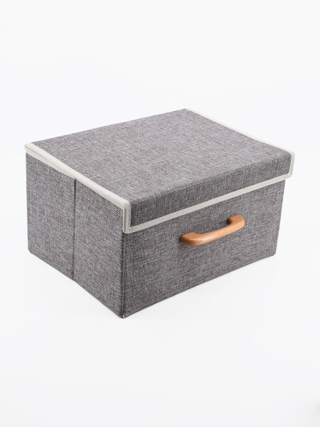 ORGANIZADOR TIPO CAJA TAPA GRIS